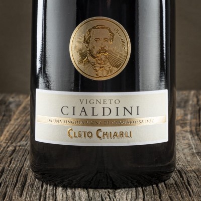 Lambrusco frizzante Grasparossa secco "Vigneto Cialdini" D.O.C. - Cantina Cleto Chiarli