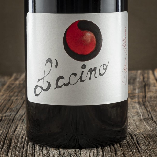 "L'Acino" Lambrusco frizzante Grasparossa secco D.O.P. - Cantina Corte Manzini