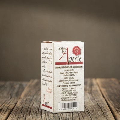 Aceto balsamico - 25ª Botte - Acetaia Le Aperte