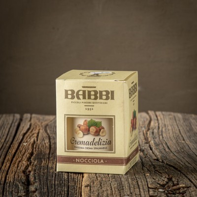 Cremadelizia alla nocciola - Babbi