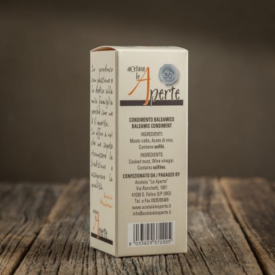 Aceto balsamico di modena I.G.P. - 30ª Botte - Acetaia Le Aperte