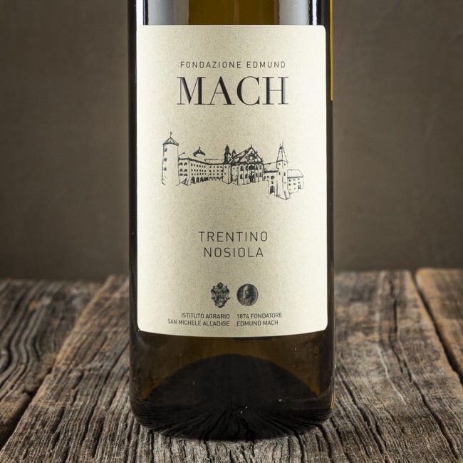 Etichetta del Nosiola - Fondazione Mach