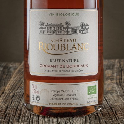 Cremant de Bordeaux  Rosé - Château Rioublanc