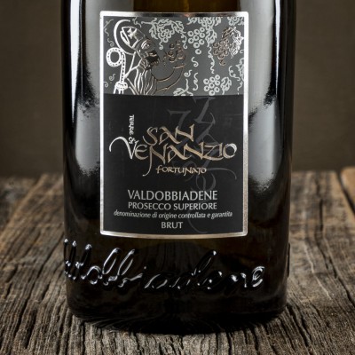 Etichetta del Prosecco di Valdobbiadene Superiore Brut D.O.C.G. - Cantina Terre di San Venanzio