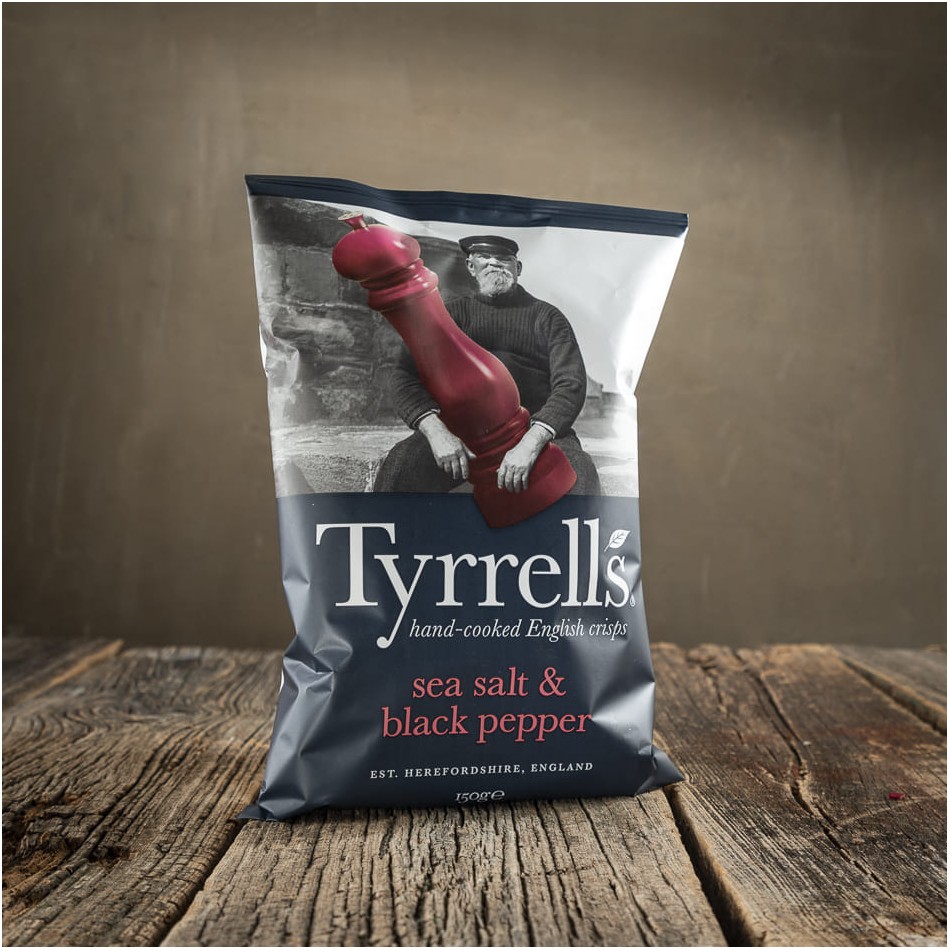 Tyrrells Sea Salt & Black Pepper