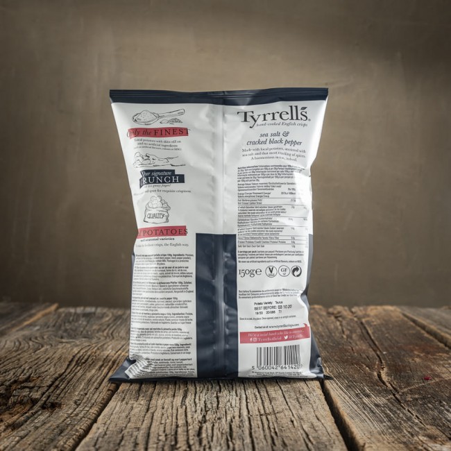 Tyrrells Sea Salt & Black Pepper