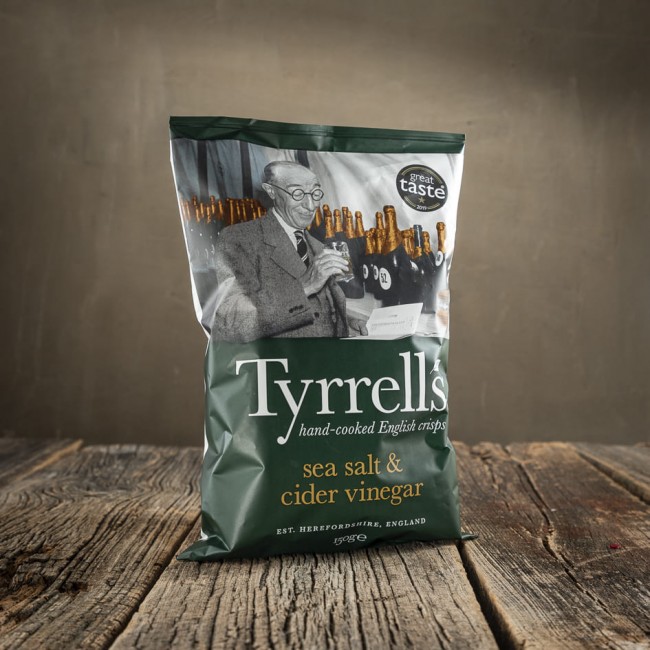 Tyrrells Sea Salt & Cider Vinegar - patatine