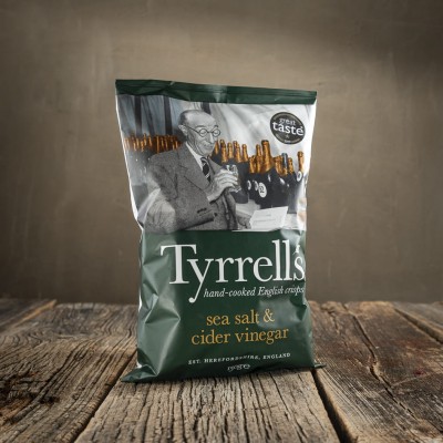 Tyrrells Sea Salt & Cider Vinegar - patatine