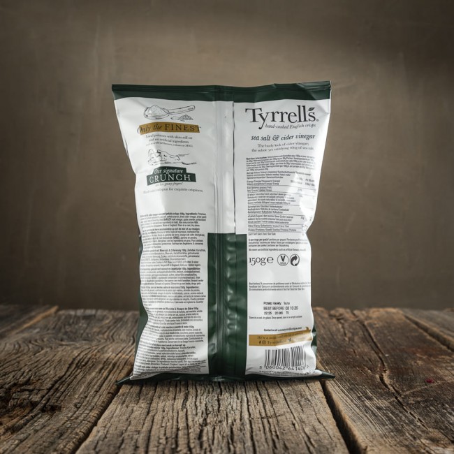 Tyrrells Sea Salt & Cider Vinegar - patatine