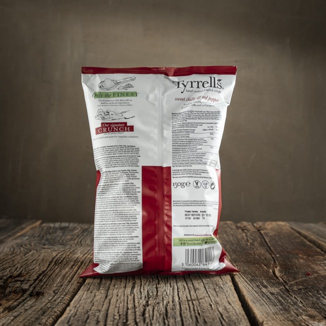 Tyrrells Sweet Chilli & Red Pepper - patatine