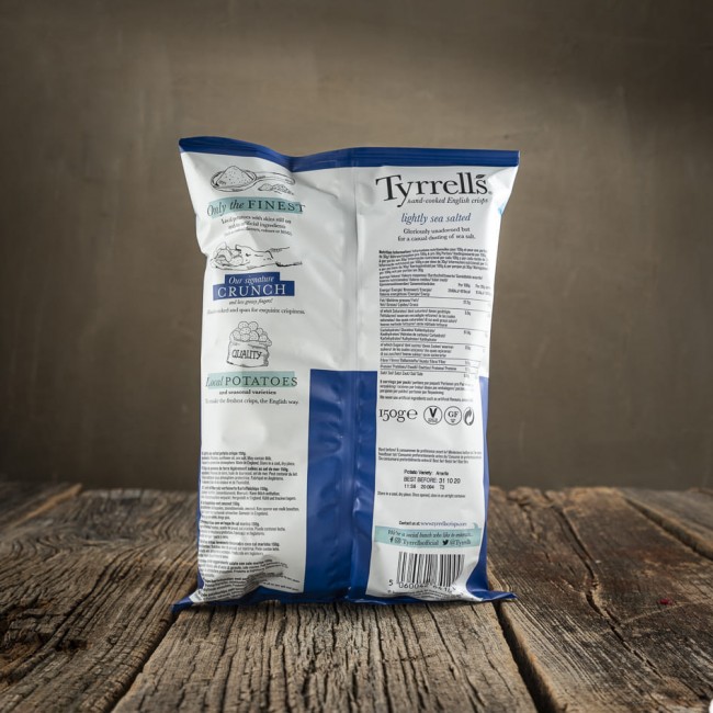 Tyrrells Lightly Sea Salted - patatine