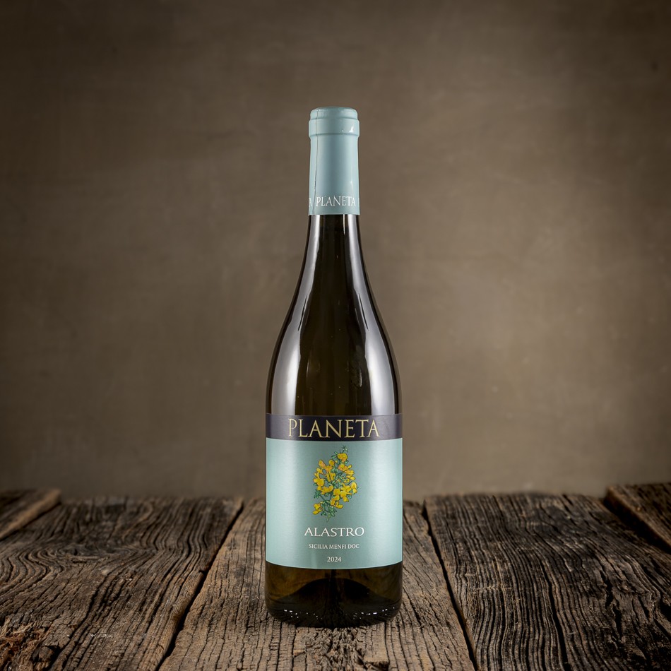 Vino bianco Menfi DOC Alastro  - Planeta - elegante vino italiano.