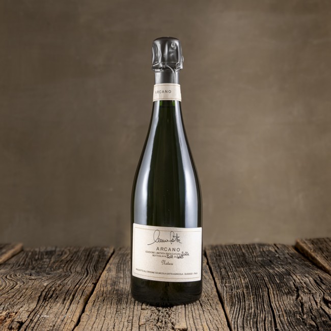 Spumante Metodo Classico Nature "Arcano 180 Lune" - Nicola Gatta, prodotto a Gussago.