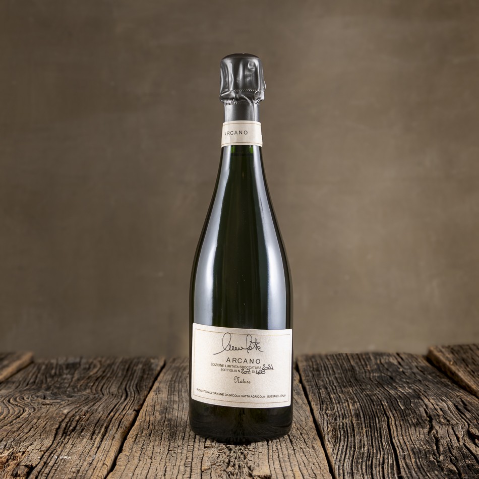 Spumante Metodo Classico Nature "Arcano 180 Lune" - Nicola Gatta, prodotto a Gussago.