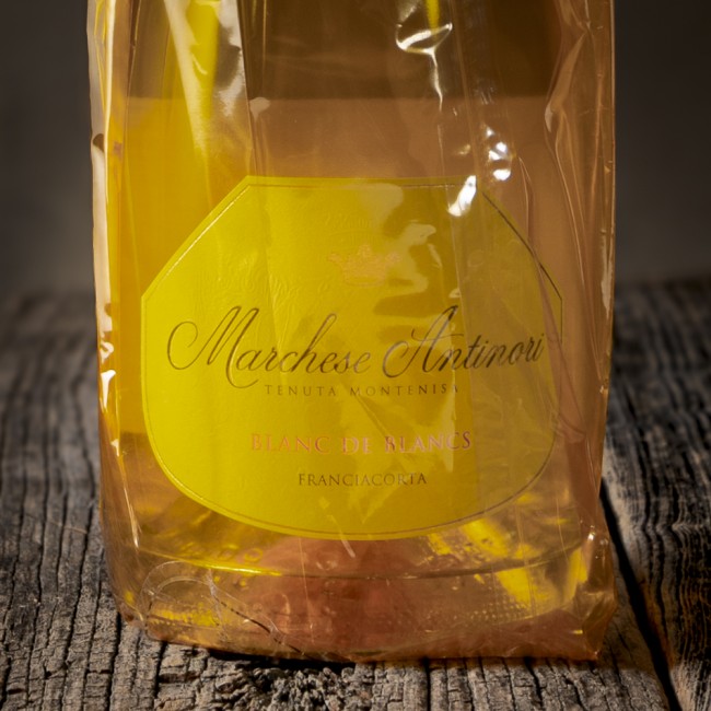 Etichetta del Franciacorta DOCG Marchese Antinori Tenuta Montenisi Blanc de Blancs