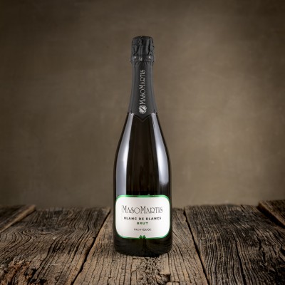 Bottiglia di spumante Trentodoc Blanc de Blancs Brut prodotta da  Maso Martis