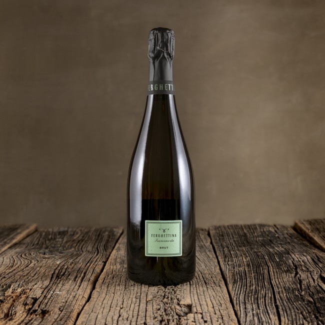 Bottiglia di spumante Franciacorta Brut – Ferghettina