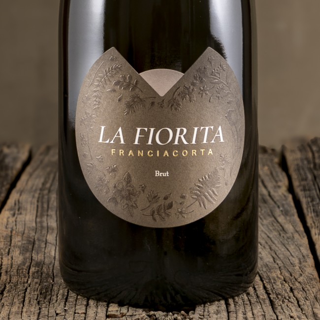 Etichetta dello Spumante Franciacorta Brut - La Fiorita