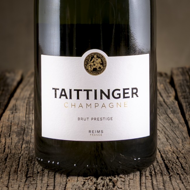 Etichetta dello Champagne "Prestige" Brut – Taittinger