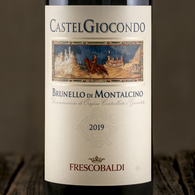 Etichetta del Brunello di Montalcino DOCG "CastelGiocondo" - Frescobaldi