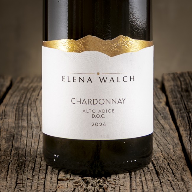 Etichetta dello Chardonnay Alto Adige DOC - Elena Walch