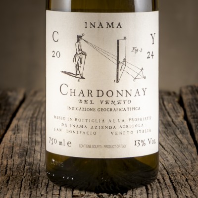 Etichetta dello Chardonnay Veneto IGT - Inama