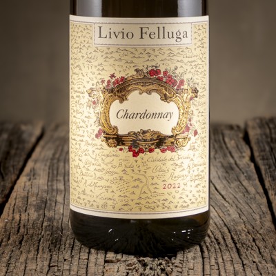 Etichetta dello Chardonnay Colli Orientali del Friuli DOC - Livio Felluga