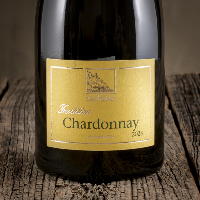 Etichetta dello Chardonnay Alto Adige DOC - Cantina Terlano