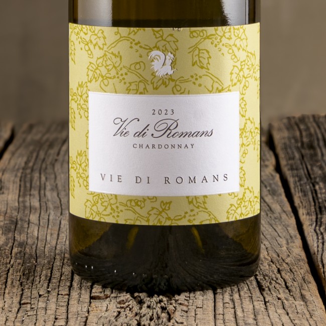 Etichetta dello Chardonnay Friuli Isonzo DOC - Vie di Romans