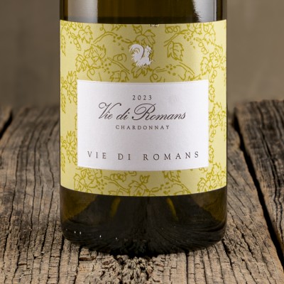 Etichetta dello Chardonnay Friuli Isonzo DOC - Vie di Romans