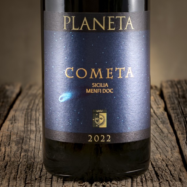 Etichetta del fiano Sicilia Menfi DOC "Cometa" - Planeta