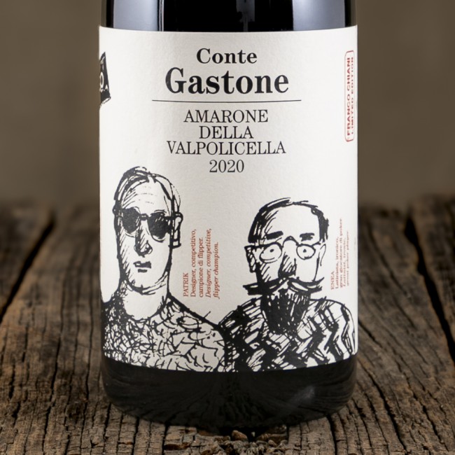 Etichetta dell'Amarone della Valpolicella DOCG "Conte Gastone" - Massimago