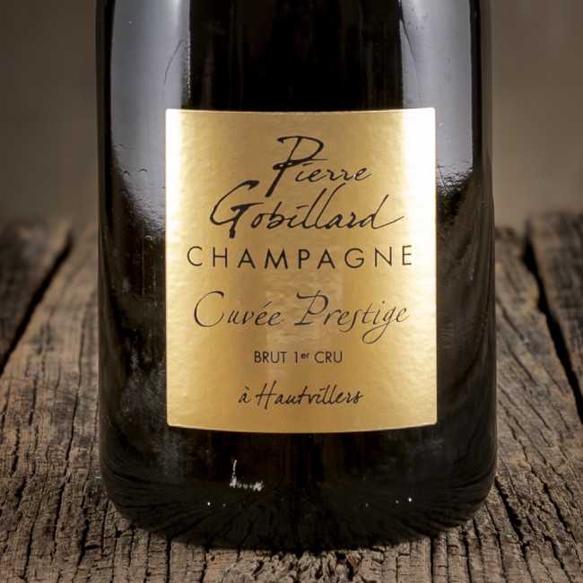 Etichetta dello Champagne Brut "Cuvée Prestige" Premier Cru – Pierre Gobillard