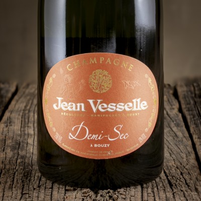 Etichetta dello Champagne Demi Sec – Jean Vesselle
