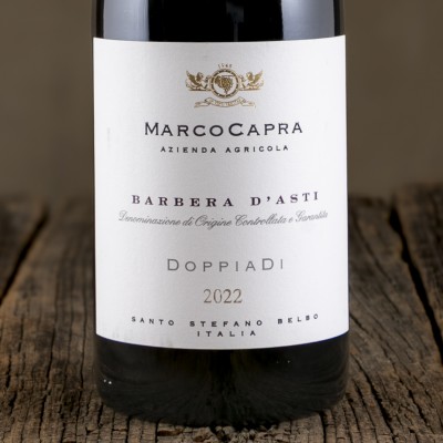 Etichetta del Barbera D'Asti “Doppiadi" DOCG - Marco Capra