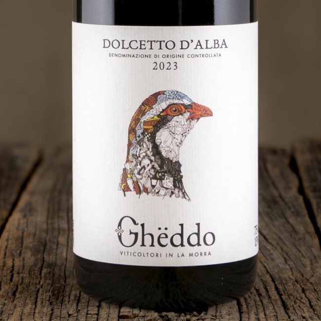 Etichetta del Dolcetto D'Alba DOC - Ghëddo