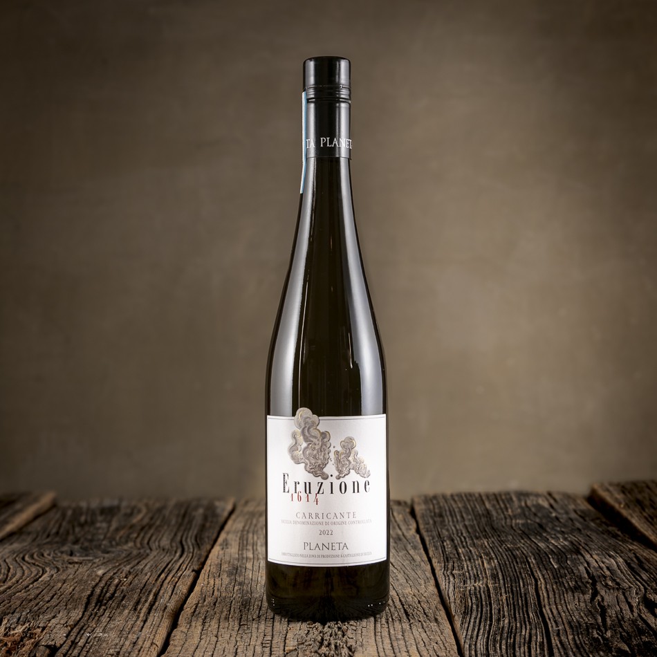 Bottiglia di Carricante Sicilia DOC "Eruzione 1614" - Planeta