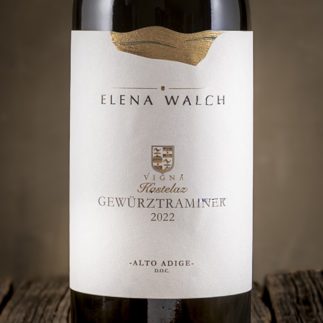 Etichetta del Gewürztraminer Alto Adige DOC Vigna “Kastelaz” - Elena Walch