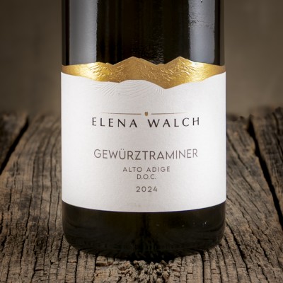 Etichetta del Gewürztraminer Alto Adige DOC - Elena Walch