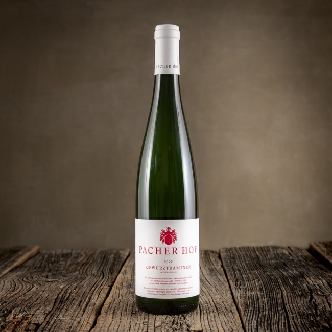 Bottiglia di Gewürztraminer Alto Adige IGT Mitterberg - Pacherhof