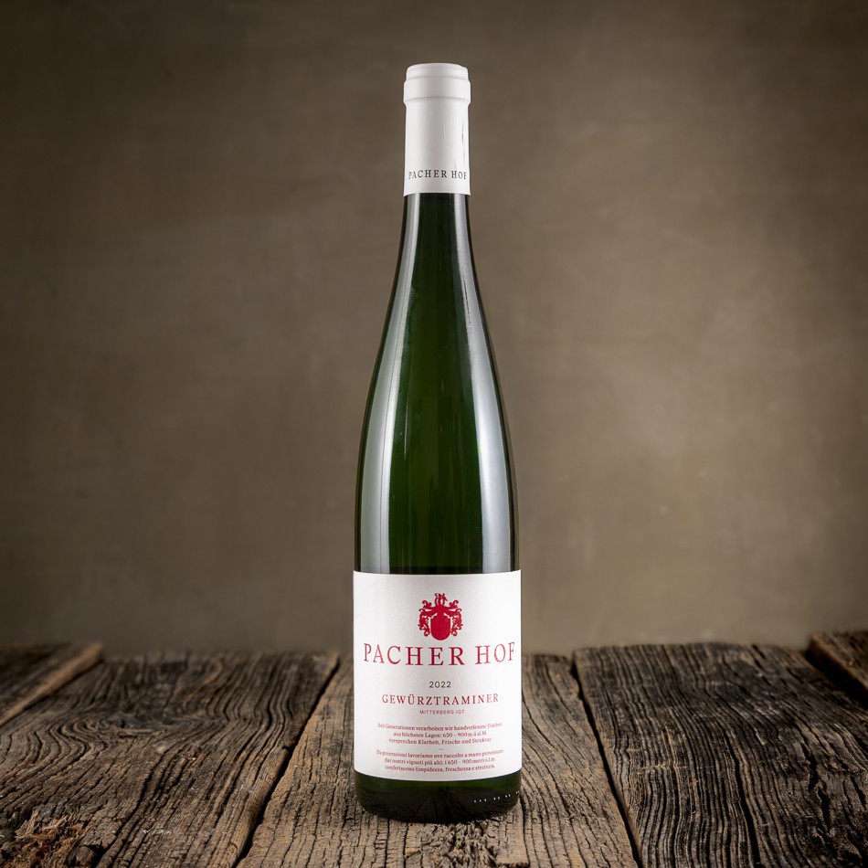 Bottiglia di Gewürztraminer Alto Adige IGT Mitterberg - Pacherhof