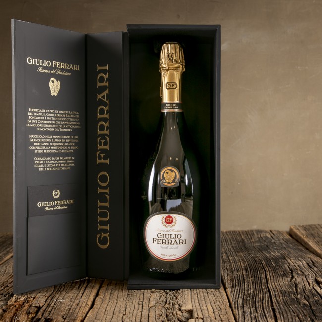 Cofanetto dello Spumante Trentodoc "Giulio Ferrari Riserva del Fondatore" - Ferrari