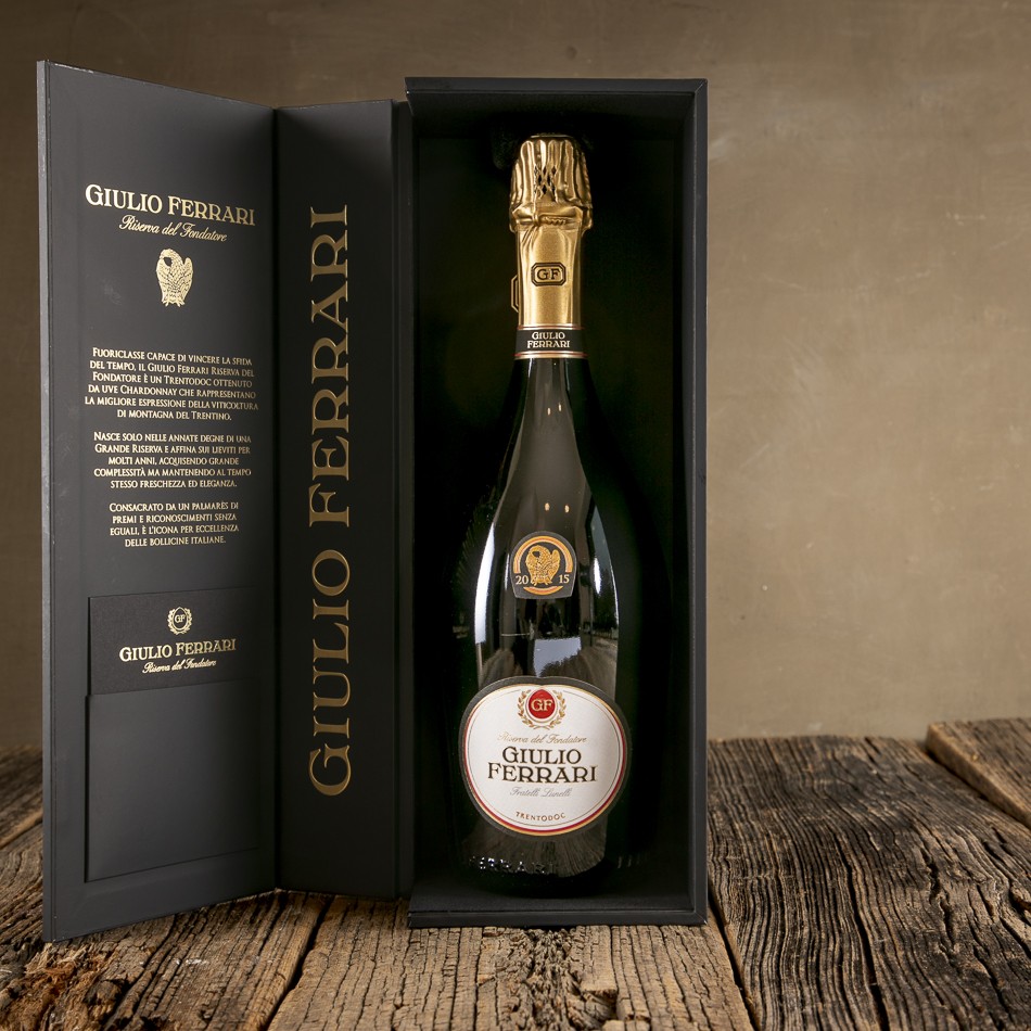 Cofanetto dello Spumante Trentodoc "Giulio Ferrari Riserva del Fondatore" - Ferrari