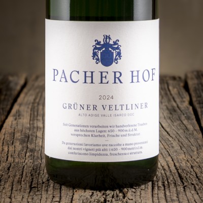 Etichetta di Grüner Veltliner Alto Adige Valle Isarco DOC - Pacherhof