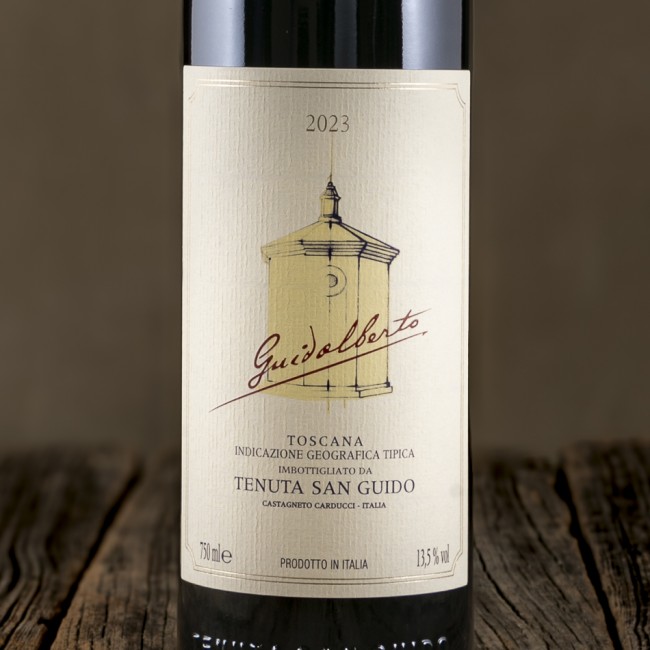 Etichetta del Toscana Rosso IGT "Guidalberto" - Tenuta San Guido