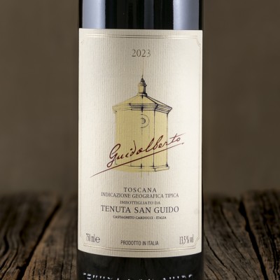 Etichetta del Toscana Rosso IGT "Guidalberto" - Tenuta San Guido