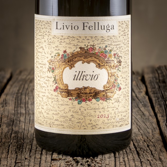 Etichetta del vino Colli Orientali del Friuli DOC "Illivio" - Livio Felluga