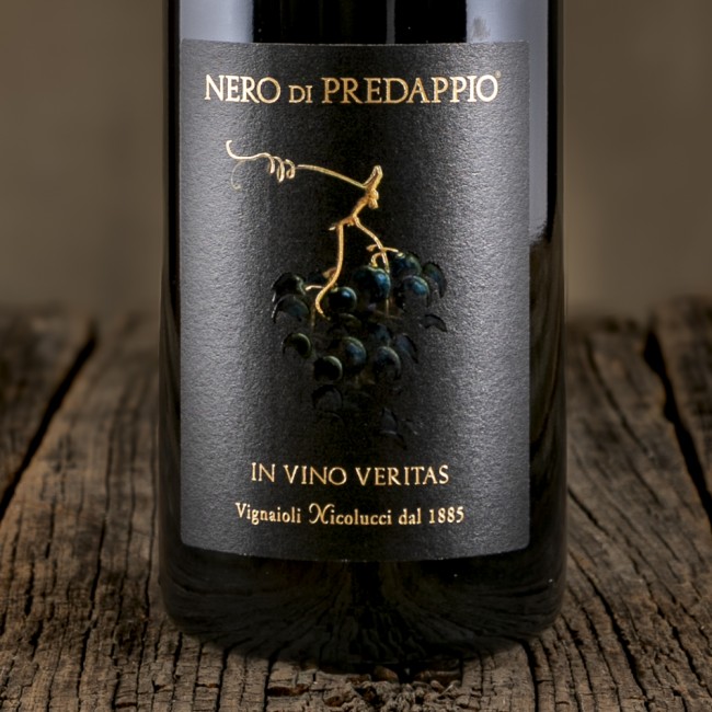 Etichetta del Forlì IGT Rosso "Nero di Predappio" - Fattoria Nicolucci