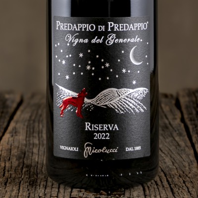 Etichetta del Romagna Sangiovese DOC Superiore Riserva "Vigna del Generale" - Fattoria Nicolucci