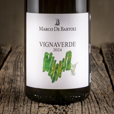 Etichetta di Grillo Sicilia DOC “Vignaverde” - Marco De Bartoli